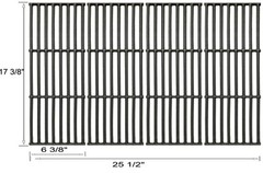 C6602D (4-Pack) 17 3/8″ Cast Iron Cooking Grates for Broil King Baron 320, 34…