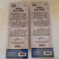 2 Pit Boss Smoker 2 Pack Advanced Meat Temperature Probes Woven Wire 67297 NEW