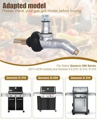 Main Burner Control Valve Manifold for Weber Genesis 300 Series (2011-2016) and