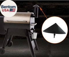 Replacement Pellet Grill Chimney Cap, Compatible with Many Pit Boss, Traeger, Ca