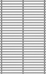 1 Pack 93001 Gas Grill Steel Wire Cooking Grid Rock Grates Replacement Parts