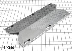 Music City Metals 92631 heat plate, 304 ss, 17.75 x 7.6875, Jenn