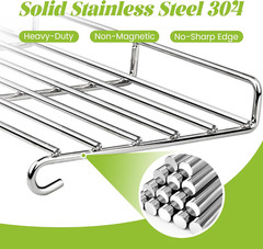 Stainless Grill Warming Rack 66044 Replacement for Weber Genesis II 300 Series