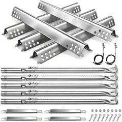 Heavy Duty Burner Tubes and Heat Plates for Charbroil Grills