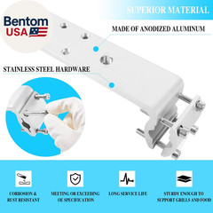 58182 Grill Rail Mount Bracket for Any Kuuma-Style BBQ Grill Replacement for Kuu