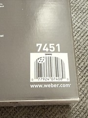 WEBER STANDARD CHARCOAL GRILL COVER 7450. Size is 18.5”. NEW IN PACKAGE