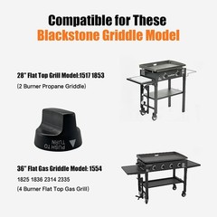 Blackstone Gas Griddle Replacement Burner Knobs – 4 Pack Set