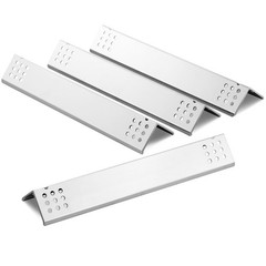 4 PCS Stainless Steel Flame Tamer Heat Shield For Monument Grill 4 Burner