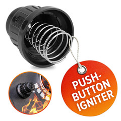 Gas Grill Igniter for 1.22 Inch Diameter AA Battery Threaded Mount