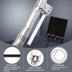 Grill Replacement Parts for Nexgrill 720-0882A Evolution Infrared plus 5-Burner,