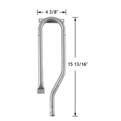 Gas Grill Burner Replacement for Jenn-air & Nexgrill, 15 13/16″ Stainless, 3-…