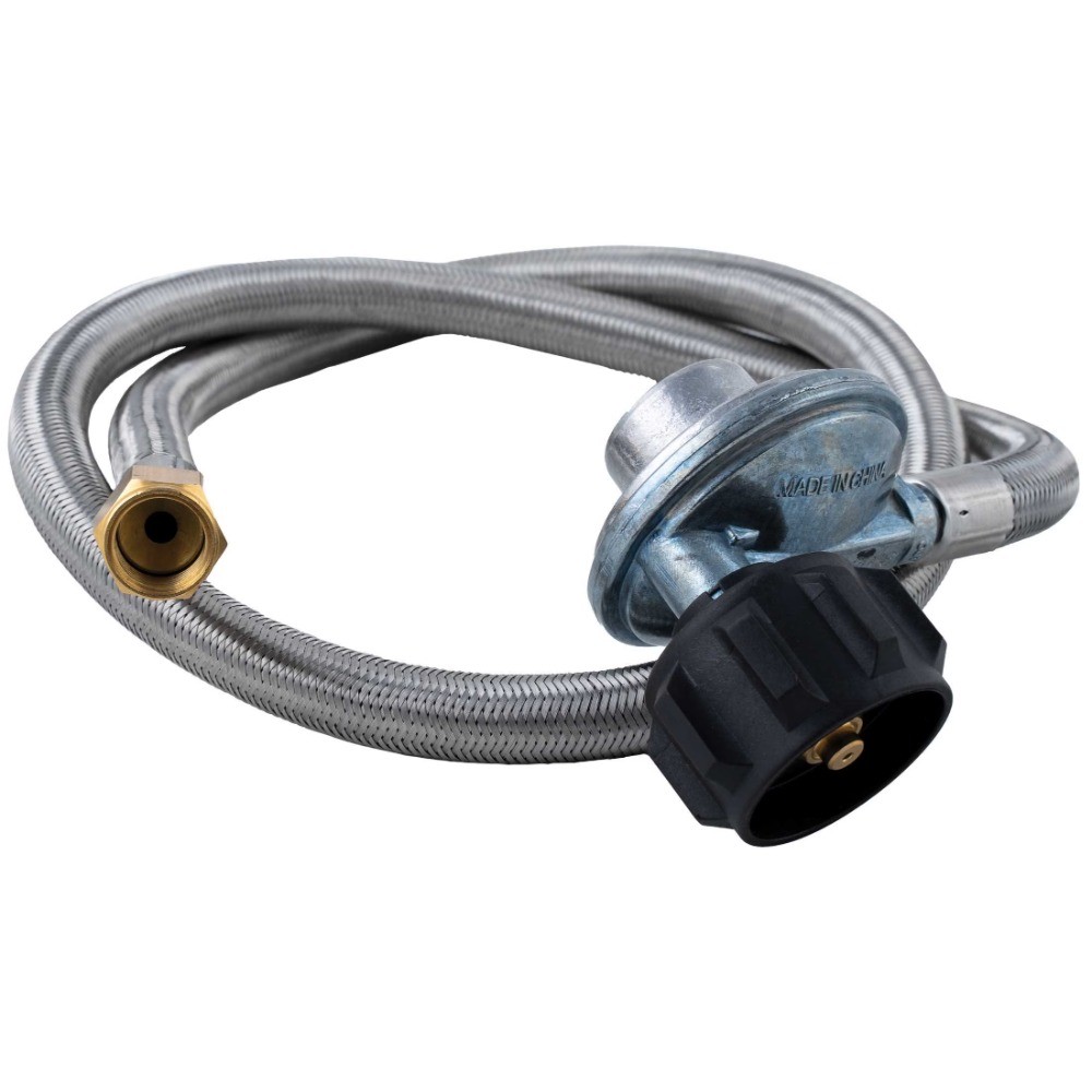 Heavy-Duty Stainless Steel Propane Regulator Hose