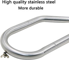 Hisencn Stainless Steel Gas Grill Burner Replacement, BBQ Tube Pipe Burner Parts