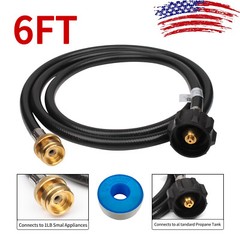 Propane Regulator 6Ft Hose Replacement Outdoor Indoor for Mr. Heater Big Buddy