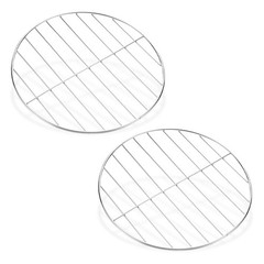 2 Pack Grill Grate Replacement, Steel Grill Grates for BBQ Parts [10.24 Inch]