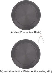 Versatile Non-Slip Heat Conduction Plate – Efficiently Defrost & Keep Food Warm
