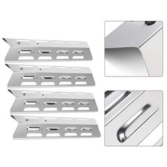 4pcs Heat Plates for Gas Grills Easy Installation Stainless Steel 92071