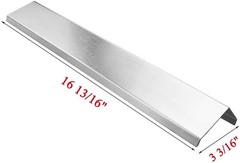 Grill Replacement Parts – Heat Plate Tent & Burner Tube for Gas Grills, Fits 810