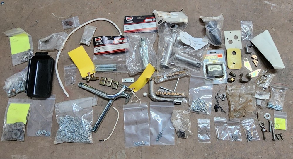 lot of Char-broil gas barbecue grill replacement parts
