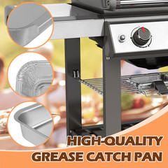 Grease Pan & Drip Liners Replacement for Weber Genesis II Spirit 310 330 210 BBQ