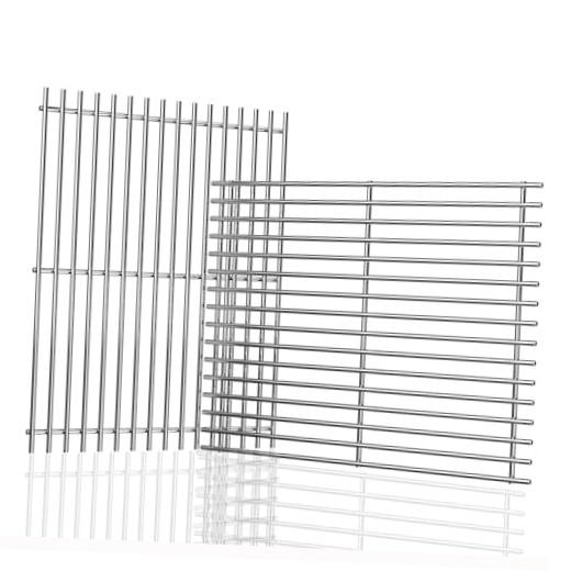 2pcs Stainless Steel Cooking Grates for Weber, 17.5” x 23.8” | Grill