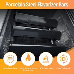 Spirit E-210 7635 Flavorizer Bars and 69785 Grill Burner for Weber Spirit I &…