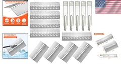 Durable 5pcs Flame Tamer & 4 Heat Plates for Bull & Blaze Grills – Perfect Fit
