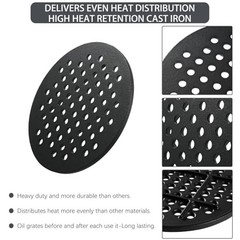 9.75″ Cast Iron Fire Grate Replacement for 18″ Kamado Joe Classic Grill Parts