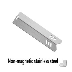 Share Kalomo 15 Inch Grill Heat Plates Shield Burner Covers Flame Guards, 4-Pack