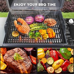 7522 7521 15″ Grill Grates Replacement for Weber Genesis Silver A, Cast Iron Gra