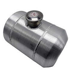 JSD 2.5 Gallons 12″x8″ Aluminum Spun Round Fuel Cell Tank Gas 8″ x 12″-1/4″