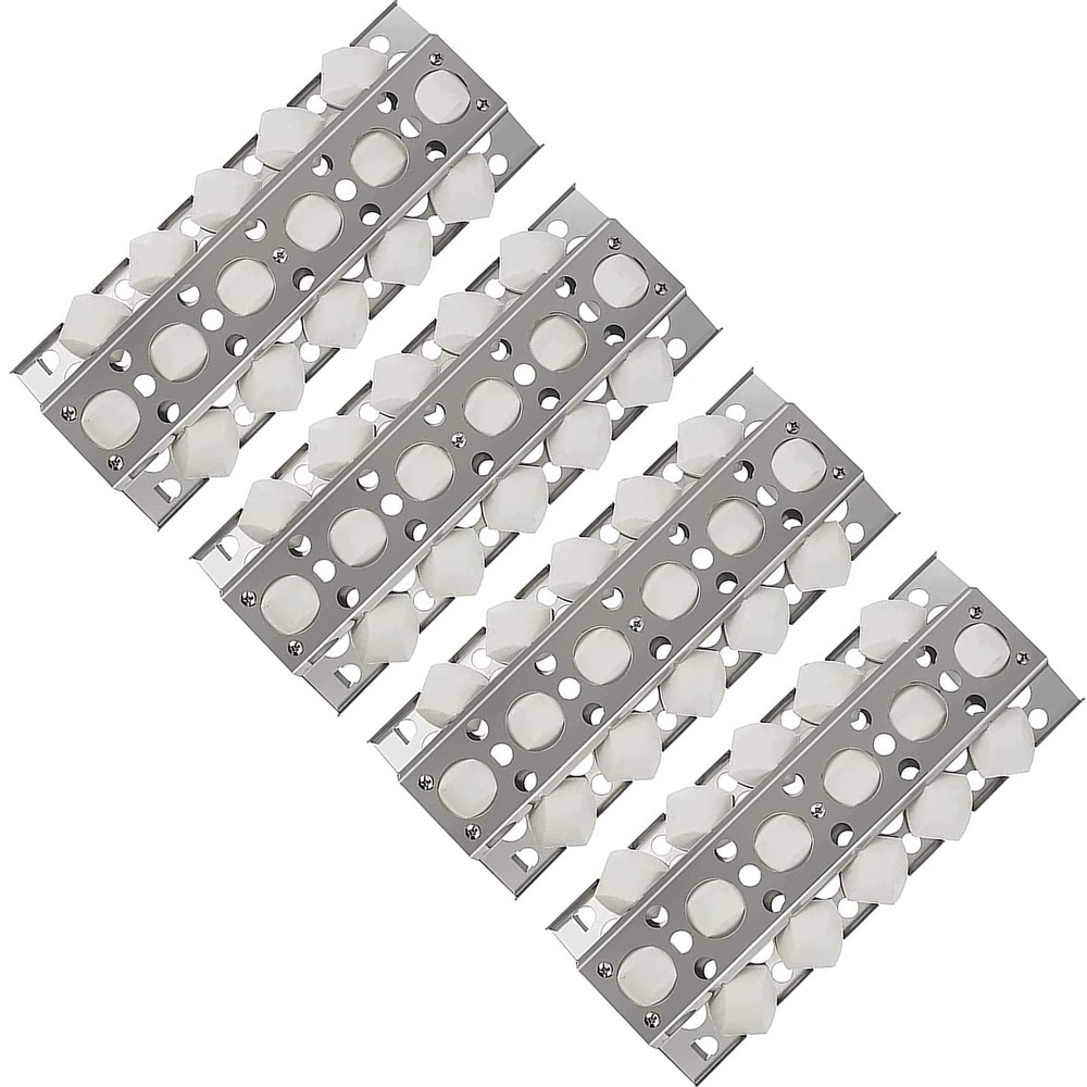 4 Pack Stainless Steel Heat Plate Shield Burner Cover Flavorizer Bar Replacem…