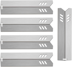 15″ Grill Heat Plates Shield Burner Cover Flame Tamer BBQ Gas Grill Repl