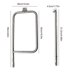 Gas Grill Burner 304 Stainless Steel Material Easy Installation Process