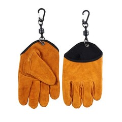 Anti Slip Fishing Gloves with Breathable Fabric and Magnet Hook for Quick Reach