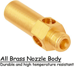 10PCS Brass Burner Jet Nozzle for Cast Iron Burner Propane Natural Gas