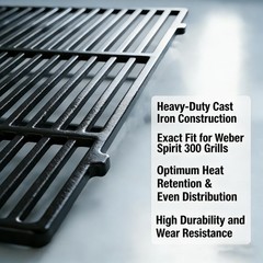 17.5″ Replacement Grill Grates for Spirit & Genesis Gas Grills, Fits E310 E320 E