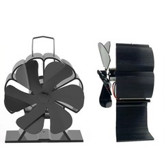 6 Blade Heat Powered Fireplace Fan For Even Warm Air Flow Around Living Areas