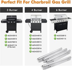 Grill Replacement Parts for Charbroil 4 Burner 463432215，463343015 Gas Grill New