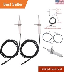 Replacement 38″ Ignitor Wire & Ceramic Electrode – Free Mounting Screws Included