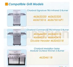 BBQration 17 Grill Emitter Cooking Grate Charbroil Tru Infrared 463642316