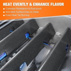 15.3″ Flavorizer Bars for Weber Spirit 300 and GS4 Spirit II 300 E310 E315 E320.