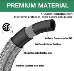 Automatic LP Gas Regulator & 15″ Pigtail Hose Set for RVs – Safety Certified