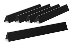 Set Of 5! QuliMetal 24.5 Inch Porcelain Enamel Flavorizer Bars, Weber 7539 7540