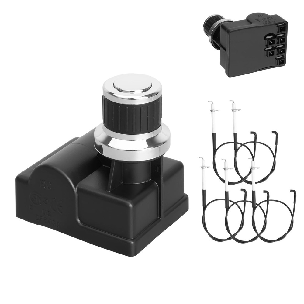 DHL-128-6Q Grill Igniters Kit for Nexgrill 720-0888S Parts, 6 Outlet Tact Pus…