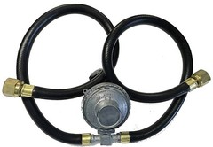Master Forge Flame Gas Grill 21″ Dual LP Propane Regulator & Two Hoses QCC1 New