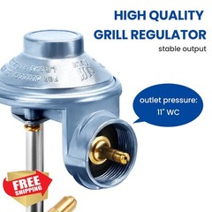 JEASOM Propane Adapter Hose Regulator 3FT