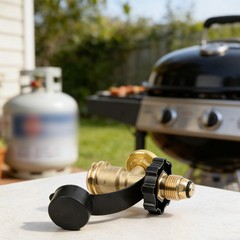 Propane Connector for QCC1 Type 1 Systems with Applications for Outdoor Use