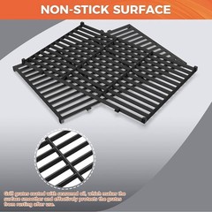 17.5″ Grill Grates for Weber Spirit 300/400&Spirit II 300 Series-Weber 7638 7639