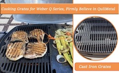 7584 7646 Grill Grates for Weber Q3200 Q300 Q3000 Q3100 Q320 57060001 586002